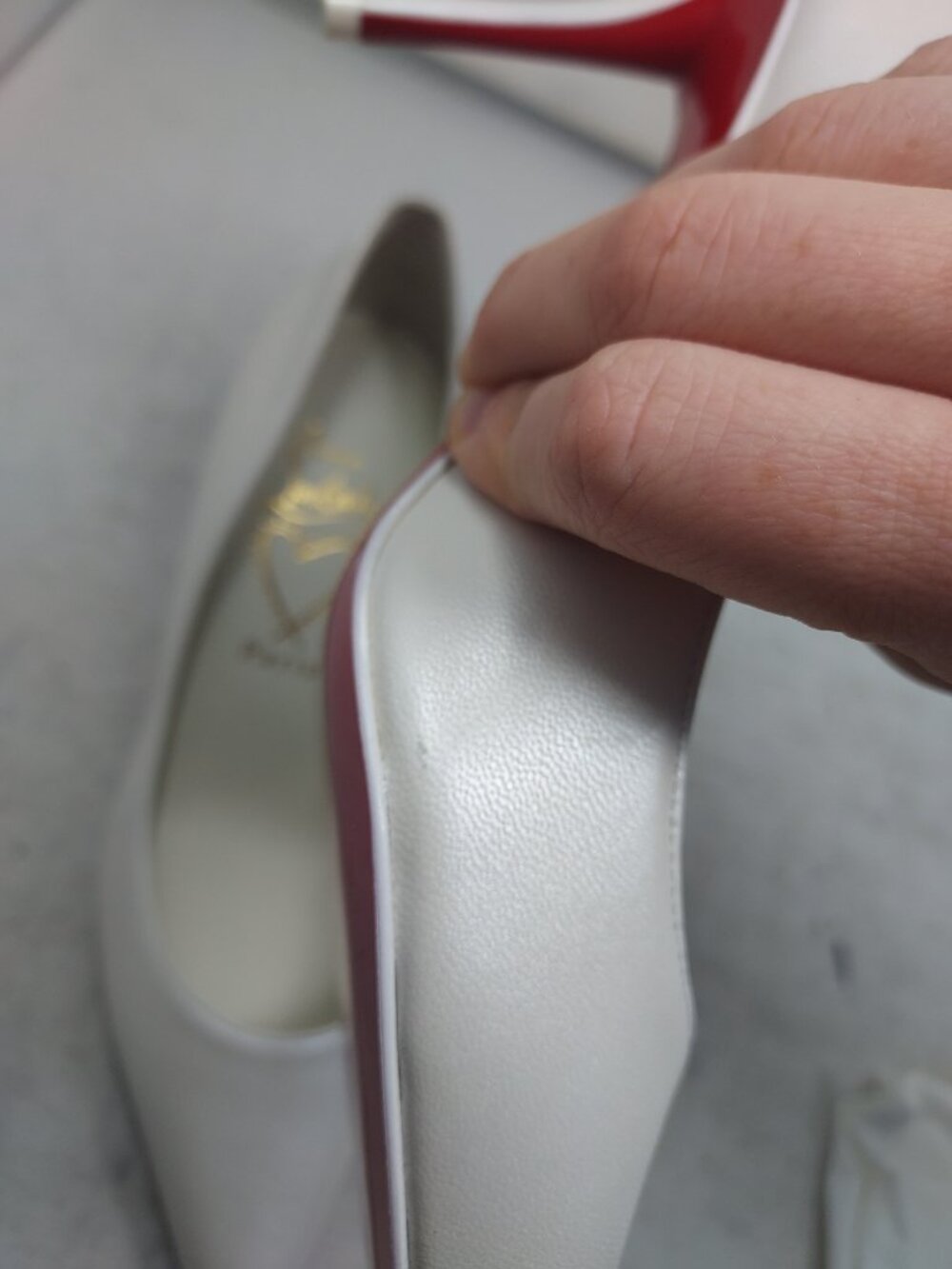 Christian Louboutin Miss Z Nappa Leather Bridal Wedding Pump - Picture 8 of 14
